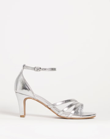 Court Heeled Sandal - Extra Wide Fit (EEE)