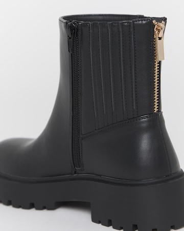 Wren Stretch Gusset Chelsea Boots - Wide Fit (E)