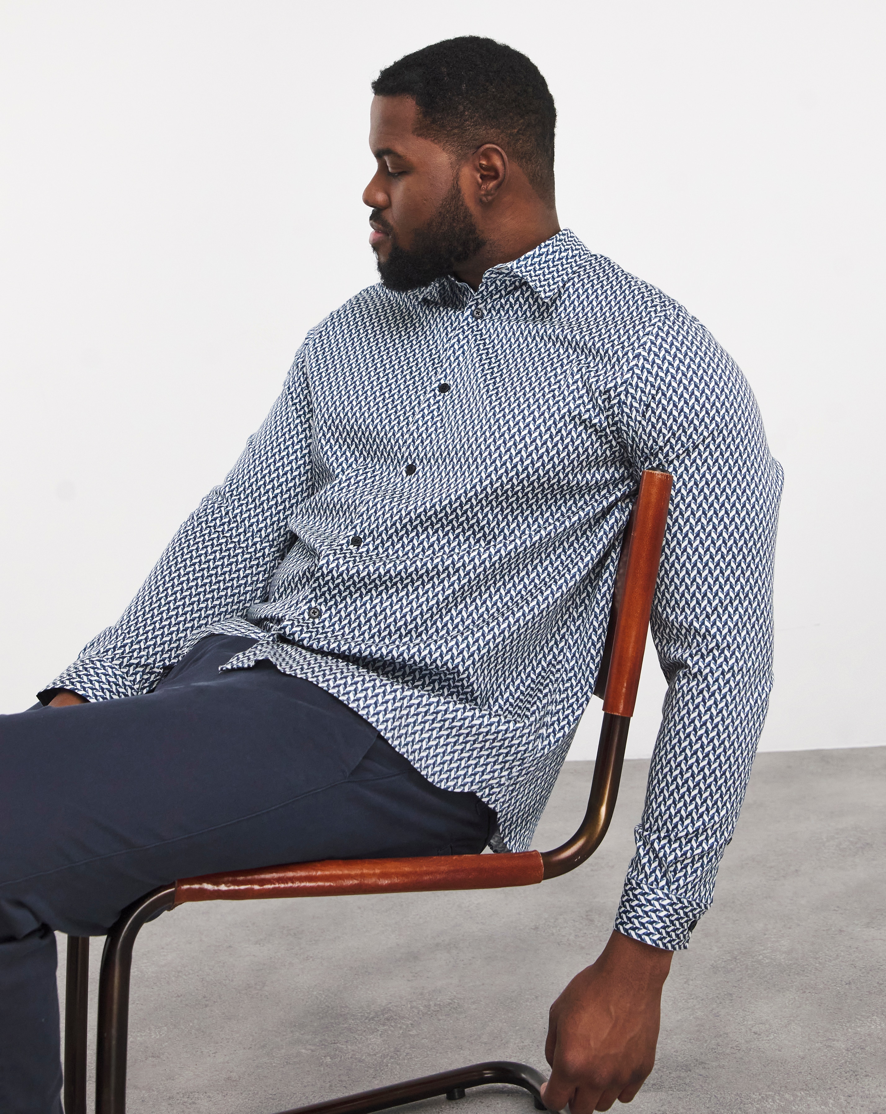 Ted Baker Laceby Geo Print Long Sleeve JD Williams