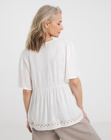 Julipa Embroidered Cotton Blouse