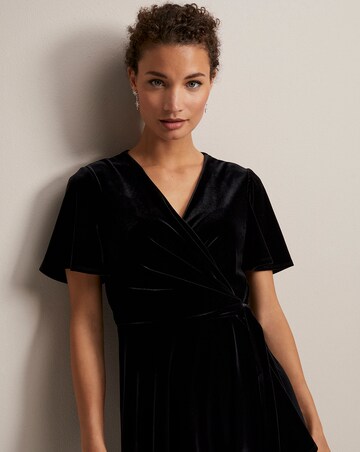 Phase Eight Julissa Velvet Wrap Dress