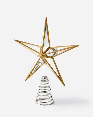 Gisela Graham Mirror Christmas Tree Topper