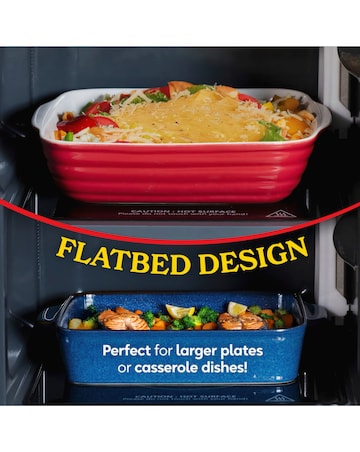 Russell Hobbs 23 Litre Silver Flatbed Digital Microwave