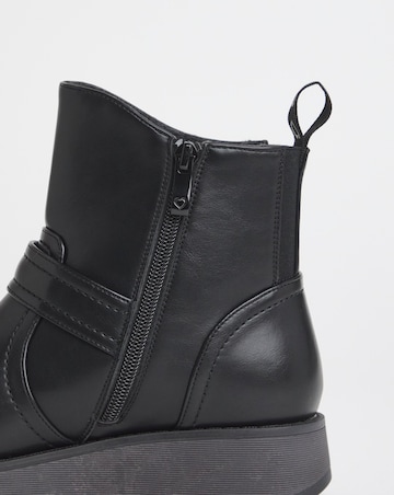 Heavenly Feet Cherish Buckle Boots Ex Wide Fit