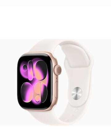 Apple Watch Series 11 GPS + Cellular 42mm - Light Blush Sport Band - M/L