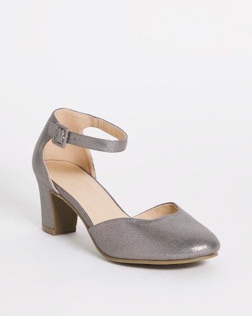 Heeled Shoe With Ankle Strap E Fit