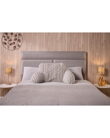 Huggleland Cable Knit Cuddle Cushion