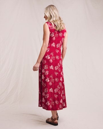 Julipa Pintuck Jersey Midi Dress