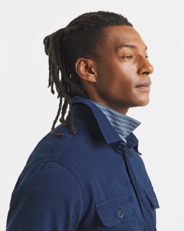 Plain Twill Overshirt Regular