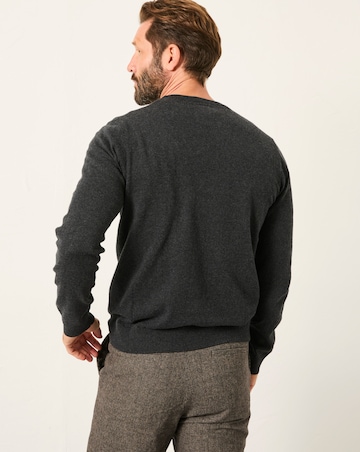 FatFace Rye Crew Neck Jumper (Regular & Tall) - Grey
