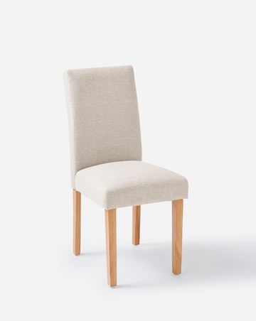 Julipa Ashford Dining Table with 4 Ava Fabric Chairs