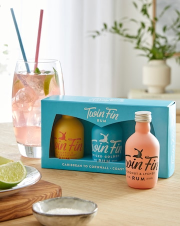 Twin Fin Rum Miniature Gift Set 3 x 50ml
