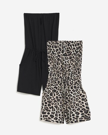 2 Pack Bandeau Playsuits