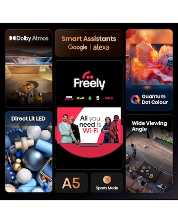 Hisense 32A5QTUK 32in Full HD QLED Smart TV with Freely