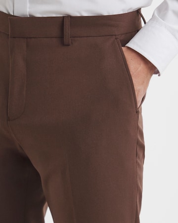 Tapered Fit Flat Front Stretch Trouser