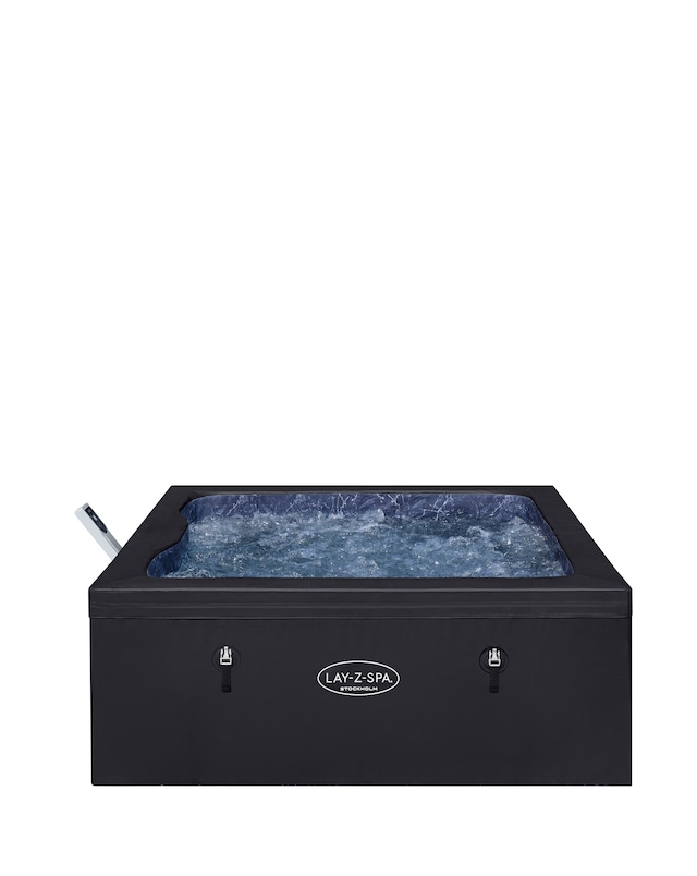 Lay-Z-Spa AirJet Black Square Thermacore