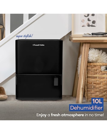 Russell Hobbs RHDH1001B 10 Litre Dehumidifier - Black