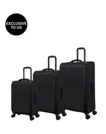 IT Luggage The Lite 3pc Suitcase Set - Black