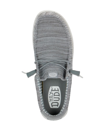 HeyDude Wally Stretch Sox Shoe - Grey