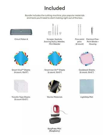 Cricut Maker 4 Deluxe Bundle