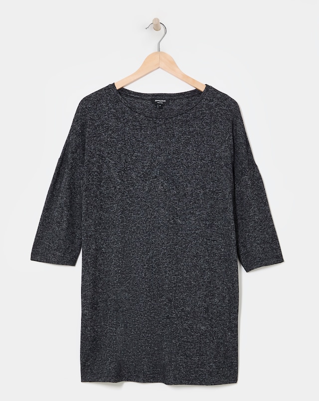 Soft Touch Pocket Longline Top