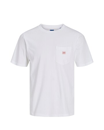 Jack & Jones Premium Caleb Patch T-Shirt - White