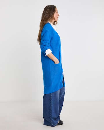 Blue Edge To Edge Cardigan