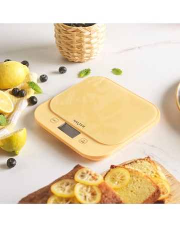 Salter British Bakes Waterproof Scale - Yellow