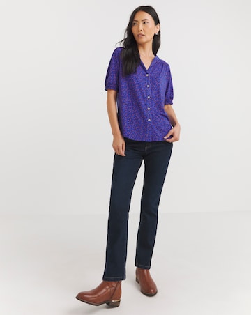 Julipa Button Through Jersey Top