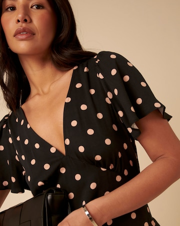 Nobodys Child Lyndsey Midi Spot Dress