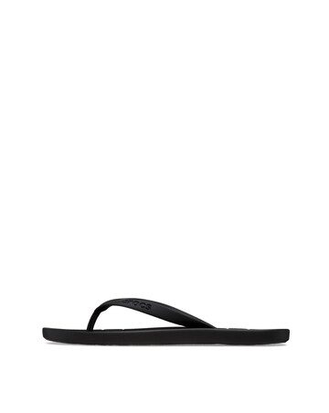 Crocs Black Classic Toe Post Sandals -Standard Fit (D)