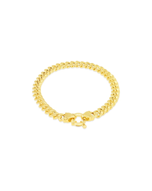 9ct Yellow Gold Cuban Link Bracelet