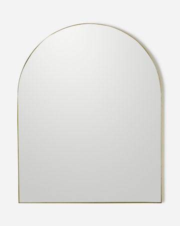 Gold Metal Frame Wall Mirror