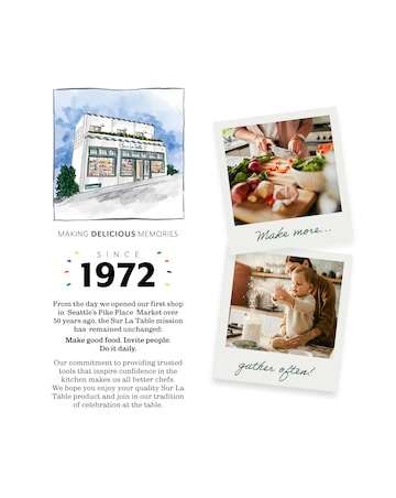 Sur La Table 2 Piece Salt & Pepper Mill Set Orange