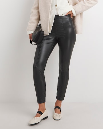 PU Leather Look Legging with Stretch