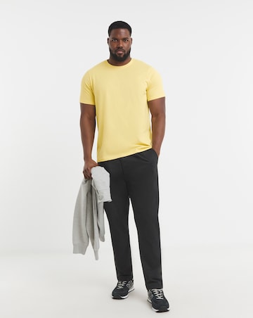 Pure Cotton Crew Neck T-Shirt- Mustard