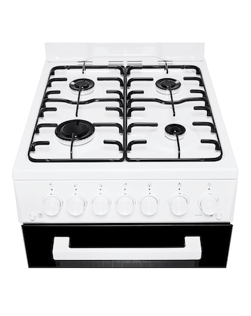 Beko KA52NEW Single Oven Gas Cooker - White