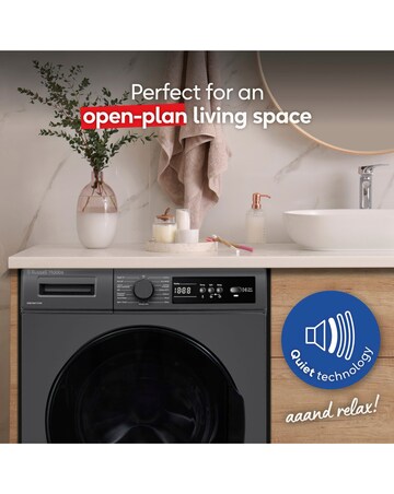 Russell Hobbs 8KG/1400RPM Washing Machine - Anthracite