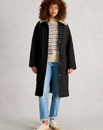 White Stuff Nolan Quilted Coat