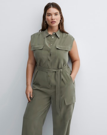 Mango Daily Pocket Cargo Jumpsuit