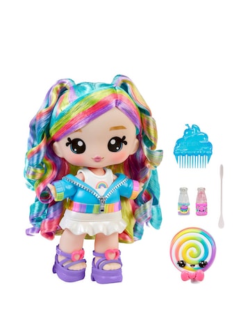 Yummiland Large Doll + Lip Gloss Pet - Skyler Rainbow Belt