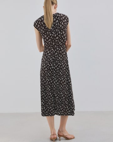 Mango Floral-Print Midi Dress