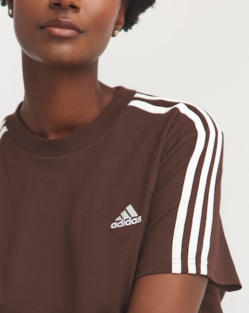 adidas Essentials 3 Stripes Crop Top
