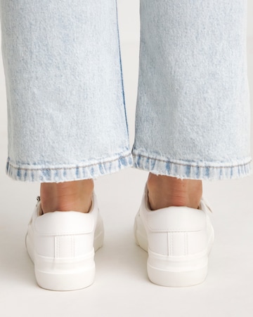 Kate Lace Up Zip Detail Chunky Trainers - Wide Fit (E)