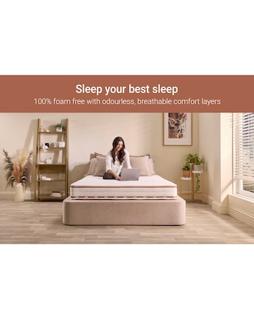 Jay-Be Ryze Deep Quilted Sprung Mattress - Medium