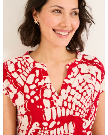 FatFace Mono Shells Linen