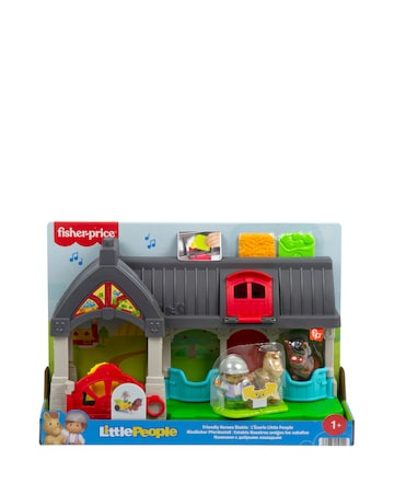 Fisher-Price Little People Friendly Horses Stable Playset