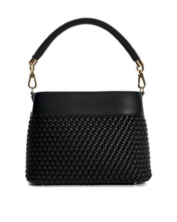 Dune Woven Top Handle Shoulder Bag