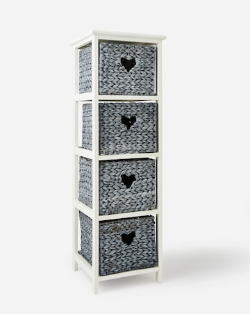 Hyacinth Hearts 4 Drawer Tall unit