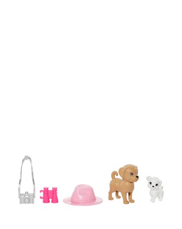 Barbie & Stacie Sister Doll Set with 2 Pet Dogs and Accessories